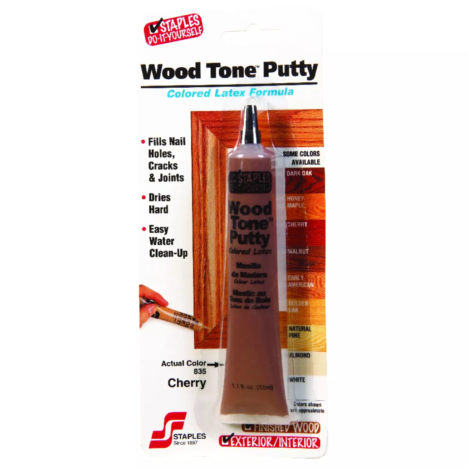 1.05-oz. Cherry/Red Mahogany Wood Tone Putty
