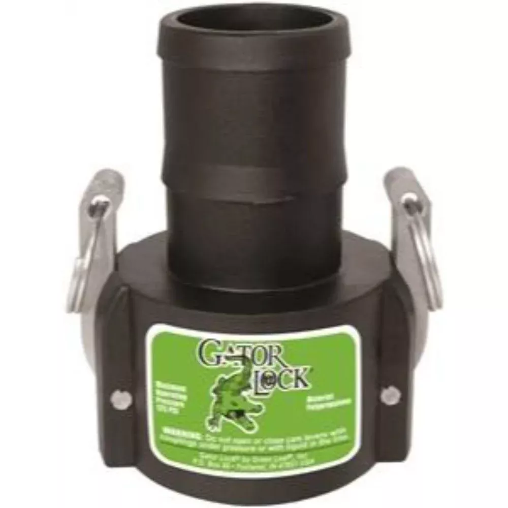 1-1/2" FIP X 1-1/2" HOSE BARB CAM LEVER COUPLING (125 PSI)