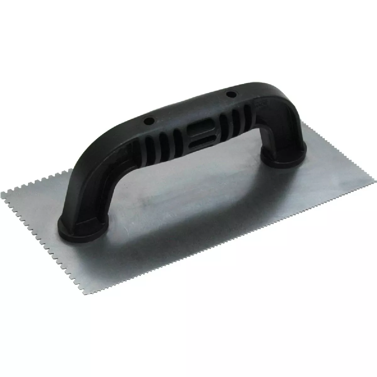 1/16 In. U-notched & 3/32 In. Flat V-notched Trowel With Black Handle