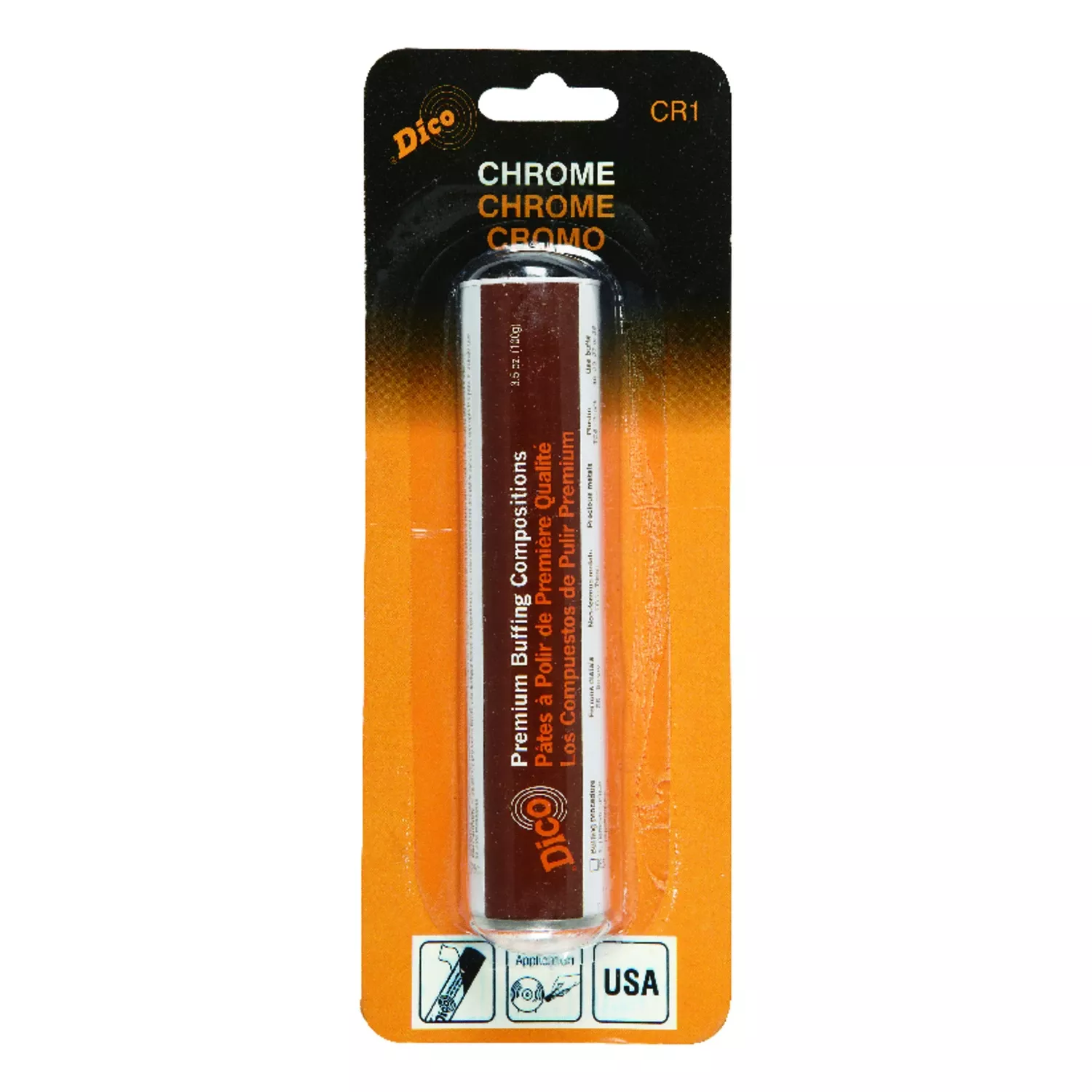 1 In. Green Rouge Buffing Compound For Fine Metal Polishing - Model 7100970(grn)