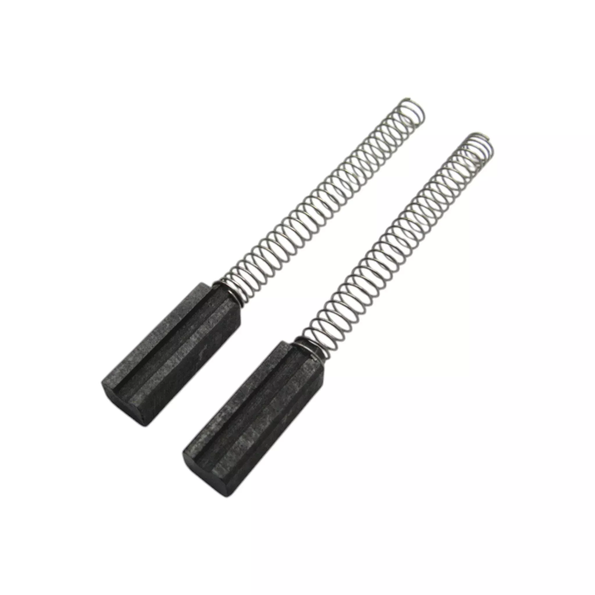 (2) Carbon Motor Brushes with Springs – Necchi Part # 501454