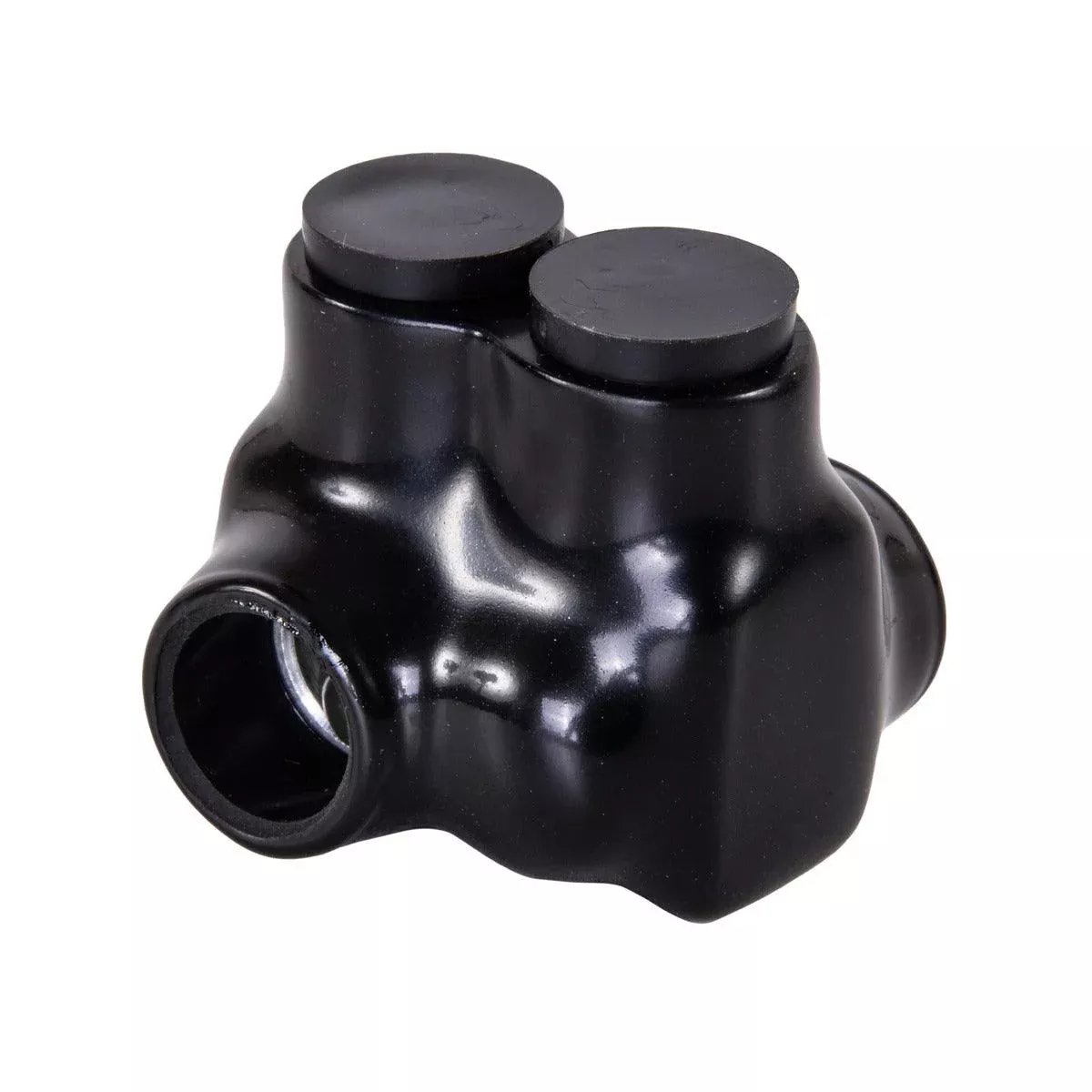 ITO-1/0 NSI 2-Port Black Multi-Tap Pre-Insulated Connector, 1/0 – 14 AWG