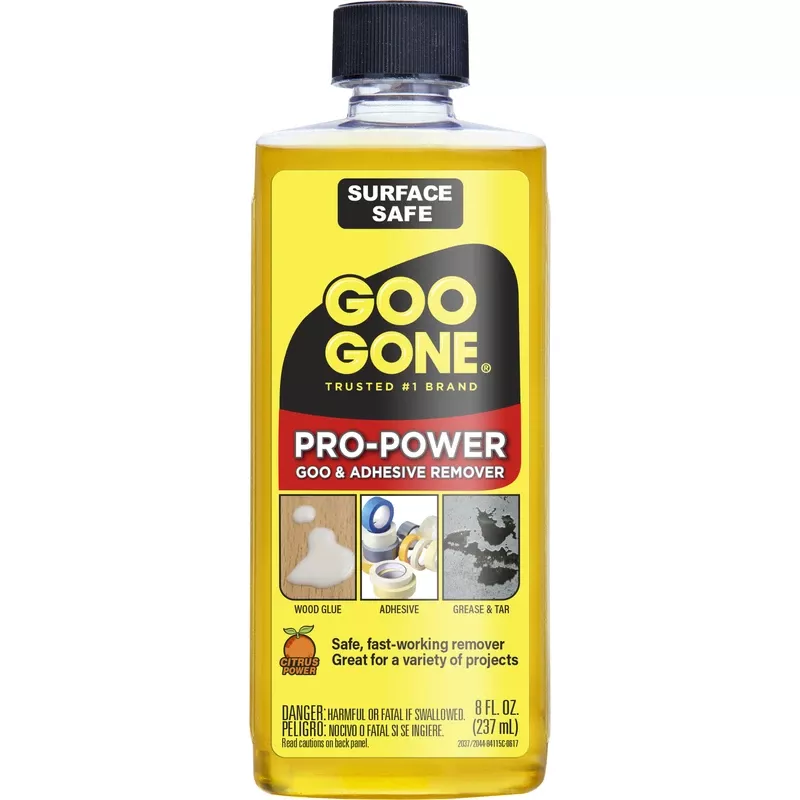 Pro-power Liquid Adhesive Remover 8 Oz - Powerful Stain And Adhesive Cleaner