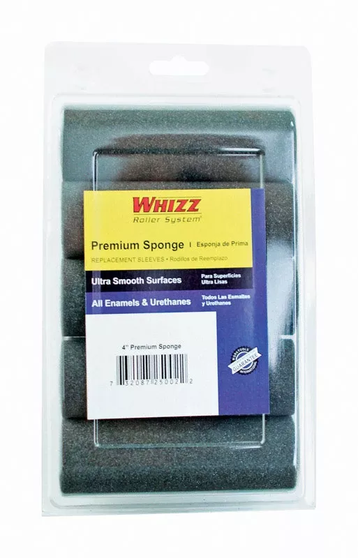 Whizz Foam 4 In. W X 1/2 In. Mini Paint Roller Cover 10 Pk