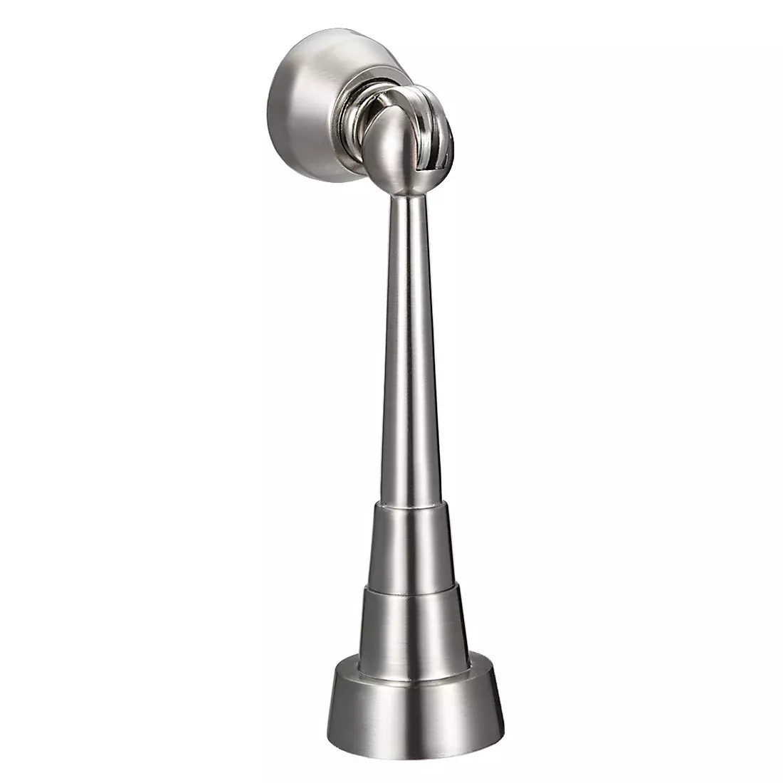 Zinc Alloy Door Magnetic Catch Holder Stopper Screw Wall Mount Silver Tone