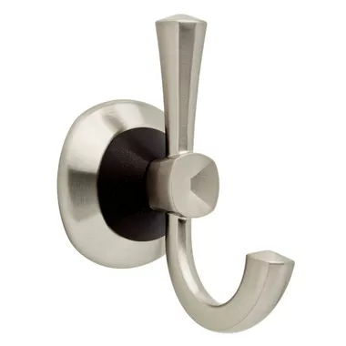 ZUR35-SBR Zurie Bath Robe Hook Satin Nickel & Cocoa Bronze Finish